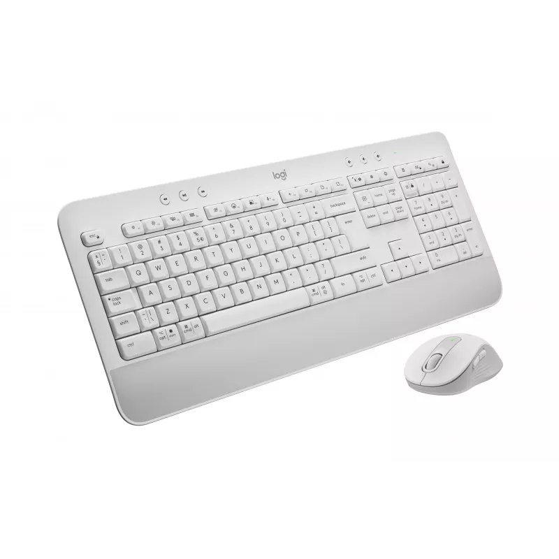 Logitech Signature MK650 for Business - Tastatur-Maus-Set - Kabellos - 2,4 GHz, Bluetooth LE - QWERTZ - Tschechisch - Cremeweiß