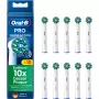 Oral-B CrossAction Ersatz-Zahnbürstenköpfe, 10 Stück, weiß