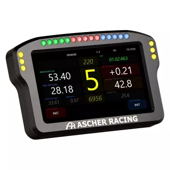 Lenkrad-Dashboard-Panel Ascher Racing 5 Zoll Modell 76080029 für Sim-Racing-Displays