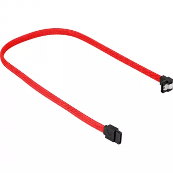 SATA-Kabel Sharkoon SATA 3 0,45m 7-polig Schwarz Rot