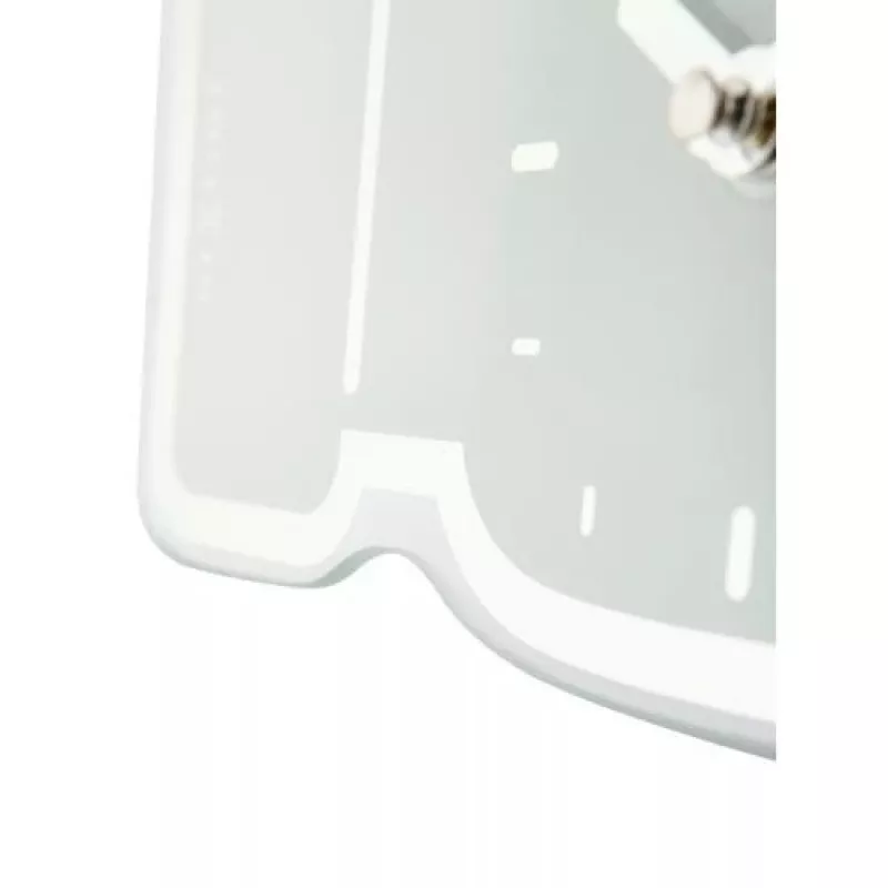 NeXtime Uhr 5185wi Mini Thumbs Up, 20,5x21 cm, Wand, Weiß/Silber