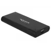 Delock - Speichergehäuse - M.2 - M.2 NVMe-Karte - USB 3.1 (Gen 2) - Schwarz (42614)