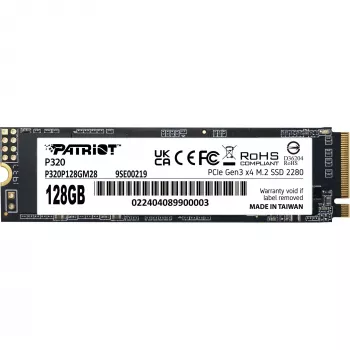 SSD Drive Patriot P320 128GB M.2 2280 PCIe 3.0 x4 NVMe