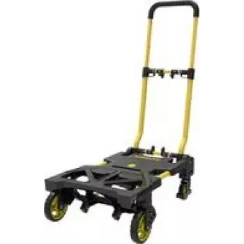 Sackkarre STANLEY FT585, Tragfähigkeit 250 lb (113 kg), 10-Zoll-Räder, klappbare Ladeplatte
