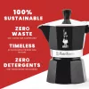 Bialetti Moka Express Moka-Kanne Schwarz