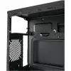 LC Power Classic 7040B - MDT - ATX - ohne Netzteil - Schwarz, gebürstetes Aluminium / Schwarz - USB/Audio