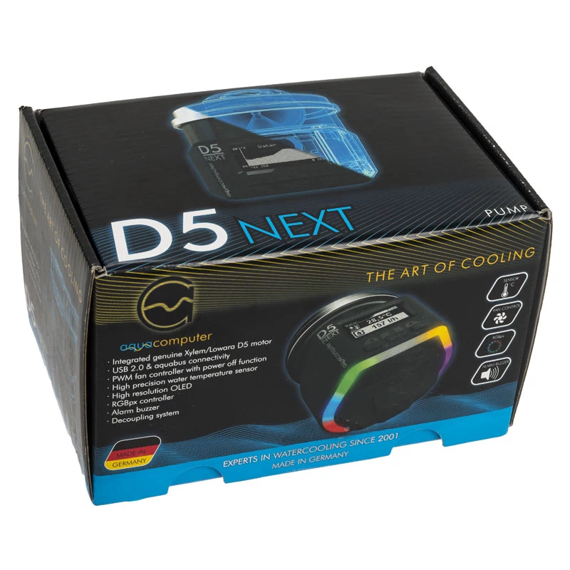 Wasserkühlungspumpe Aqua-Computer D5 NEXT 41118 12V RGB