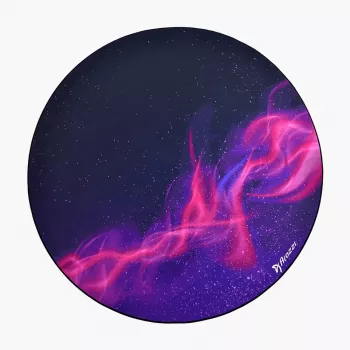 Bodenschutzmatte Arozzi Zona Round Floor Pad — Lila Galaxy (runde Schutzmatte für Stühle und Möbel)