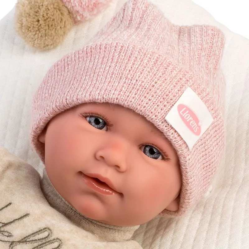 Mimi Babypuppe weinend mit Kissen 42 cm