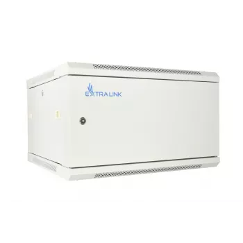 Extralink Rackmount-Schrank 6U 600x450 ASP Grau wandmontiert, Metalltür