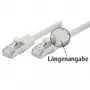 Tecline exertis Connect - Patchkabel - RJ-45 (M) zu RJ-45 (M) - 2 m - SFTP - CAT 5e - geschirmt, rastnasenfrei - Grau (70802)