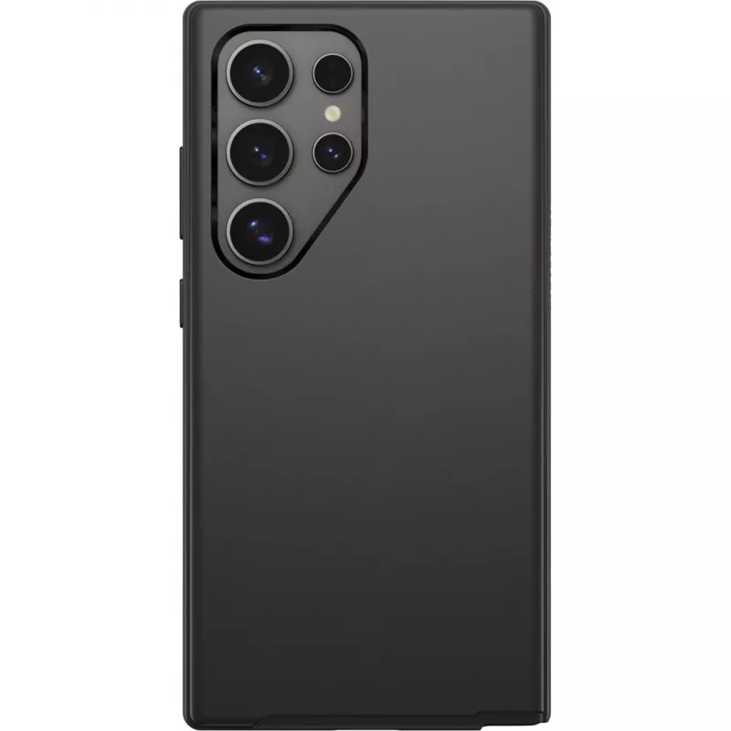 OtterBox Symmetry Hülle für Samsung Galaxy S24 Ultra — schwarz, schlankes Design