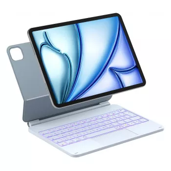 Folio Bluetooth-Tastaturhülle Inateck KB09119 für iPad Air/Pro 11 Zoll (27,9 cm), 500 mAh Akku, Blau