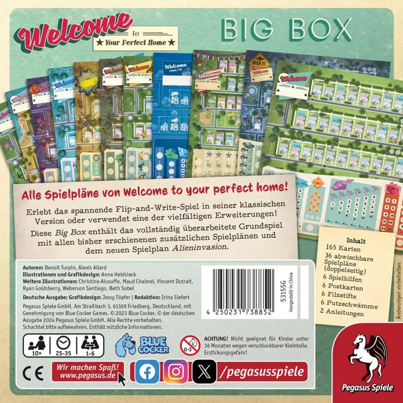 Willkommen bei deinem perfekten Zuhause Big Box, Brettspiel