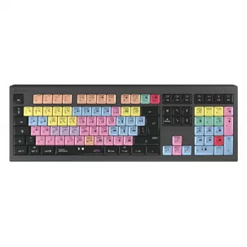 Logickeyboard ASTRA 2 USB QWERTY Tastatur Schwarz Full-size 104 Tasten