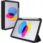 Folio Case jt berlin für Apple iPad 10.9 (2022) — Schwarz Transparent