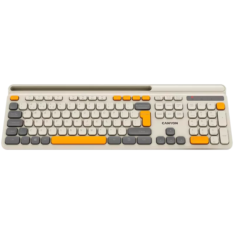 CANYON Tastatur HKB-W03 EN AAA Wireless Beige