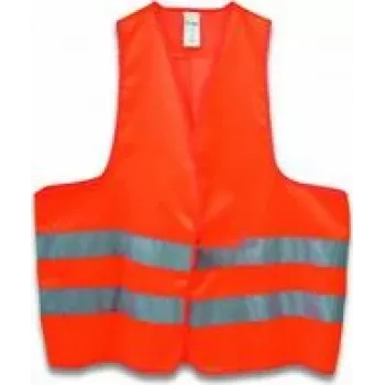 Sicherheitsweste Cimco 142012, hochsichtbares Orange, OSFM (Einheitsgröße), Einzelpack