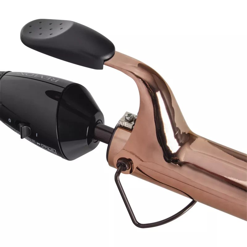 Lang anhaltende Locken & Wellen RVIR1159E, Lockenstab schwarz/roségold