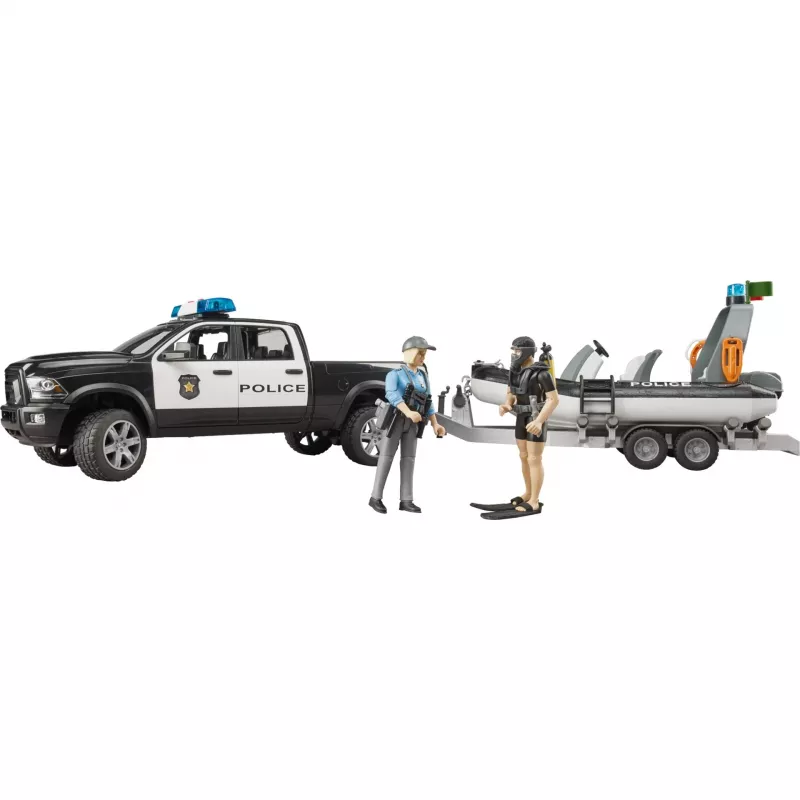 Dodge RAM 2500 Police Pickup mit Boot