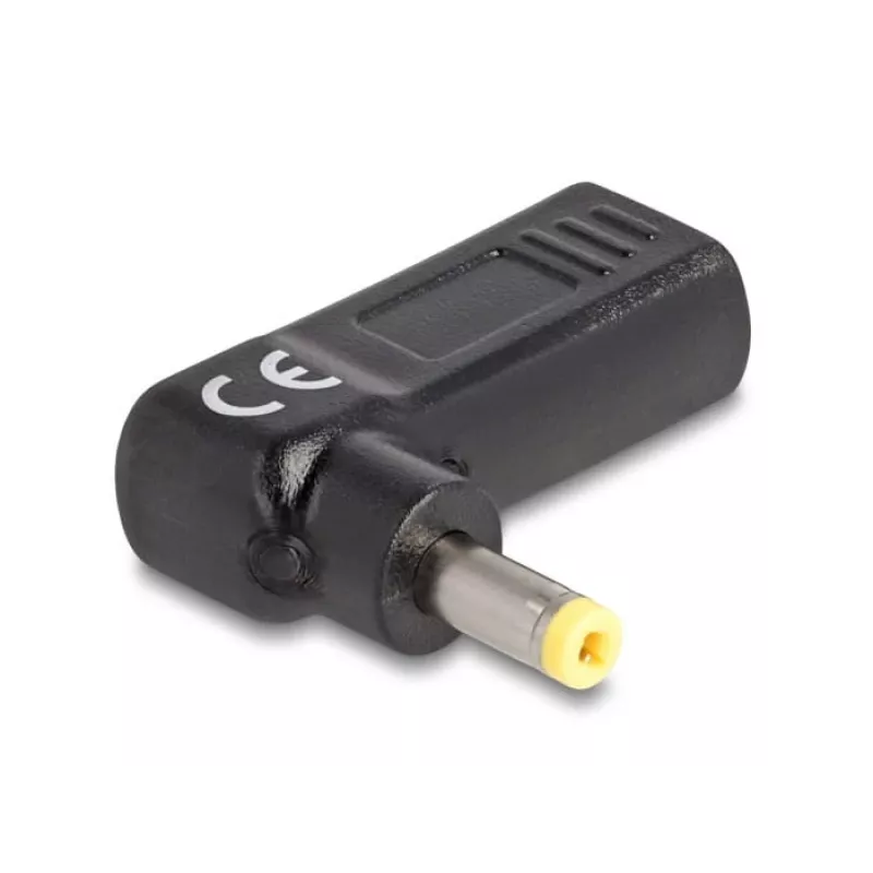 DeLOCK Adapter USB Type-C Buchse auf HP 4,8 x 1,7 mm Stecker 90° abgewinkelt