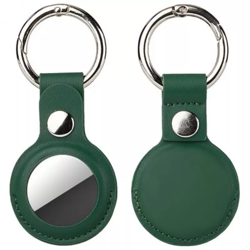 4smarts Set - Hülle für AirTag - Metall, Polyurethan-Kunstleder