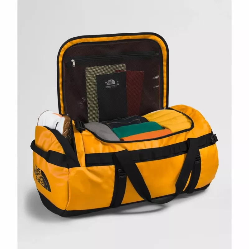 The North Face Base Camp Duffel L Reisetasche 95 L Polyester Schwarz, Gelb