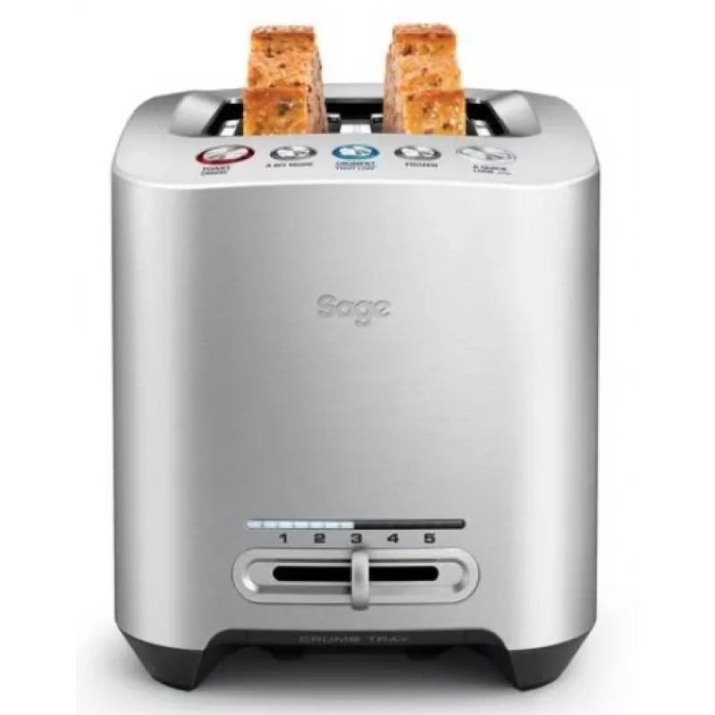 Sage the Smart Toast 5 2-Scheiben Silber