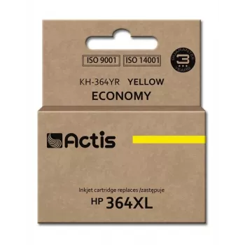 Tintenpatrone ACTIS KH-364YR Kompatibel für HP 364XL, Gelb, 12 ml, Standard-Reichweite, Wiederaufbereitet