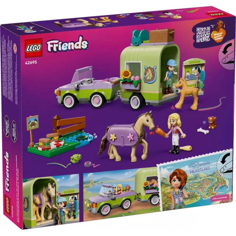 LEGO FRIENDS 42695 Pferd und Fohlen-Anhänger