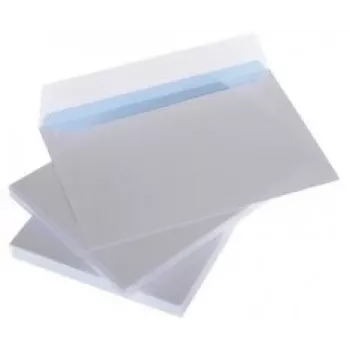 Briefumschläge mit Streifen C5 162x229 mm, weiß 80g x 50 Stück