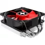 Kühler Xilence XC040 Prozessorkühler 9,2 cm Schwarz Rot