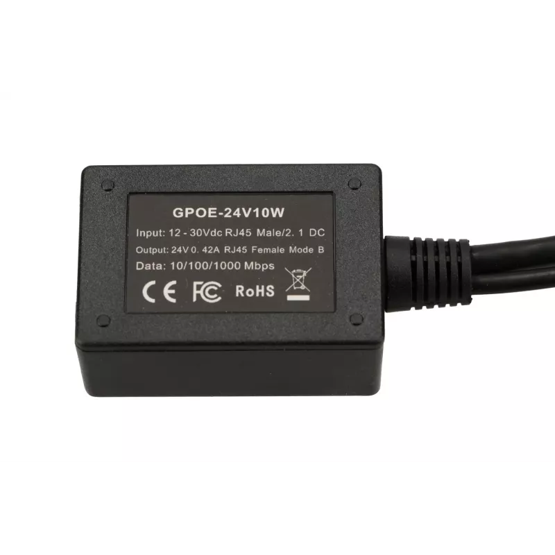 PoE-Adapter Extralink EX.14688 Fast Ethernet Gigabit Ethernet 24 V
