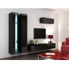 Cama TV-Ständer VIGO neu 30/180/40 schwarz/schwarz glänzend