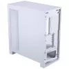 PHANTEKS NV-Series NV5 MK2 ATX-Gehäuse, gehärtetes Glas, DRGB - Mattweiß + 3er-Pack M25 Gen2 PWM D-RGB Lüfter Reverse Blade + 1x Normaler Lüfter - 120 mm