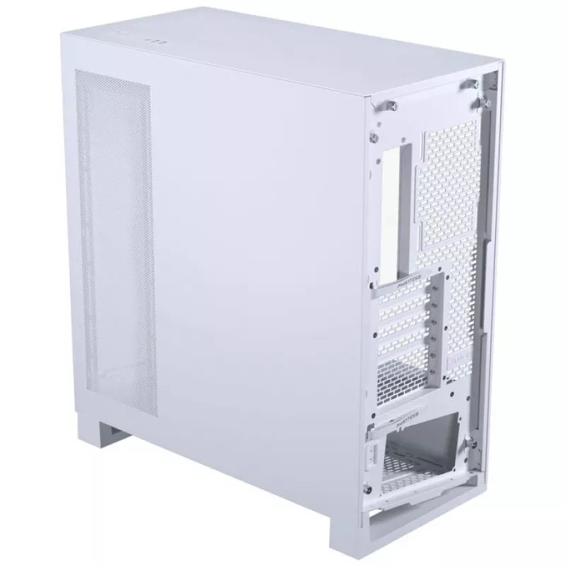 PHANTEKS NV-Series NV5 MK2 ATX-Gehäuse, gehärtetes Glas, DRGB - Mattweiß + 3er-Pack M25 Gen2 PWM D-RGB Lüfter Reverse Blade + 1x Normaler Lüfter - 120 mm