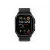APPLE Watch Ultra 2 GPS + Cellular 49 mm Gehäuse aus schwarzem Titan mit schwarzem Trail Loop – M/L
