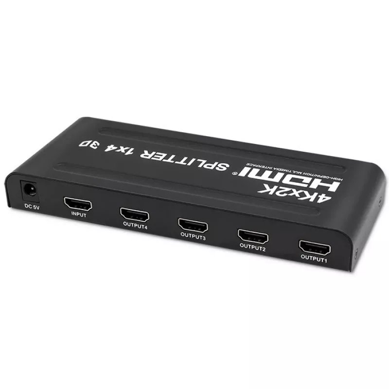 Qoltec 51798 Aktiver HDMI-Splitter 4 x HDMI 4K x 2K | 3.4Gb/s