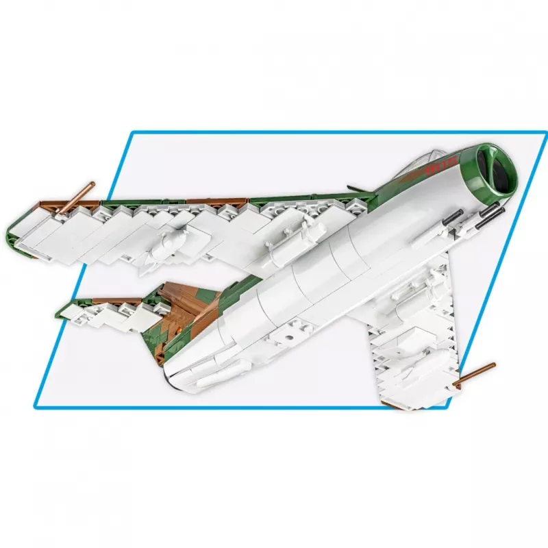 Konstruktionsspielzeug Cobi Lim-5 MiG-17F Ostdeutschland Luftstreitkräfte Modell 5825, Bauset