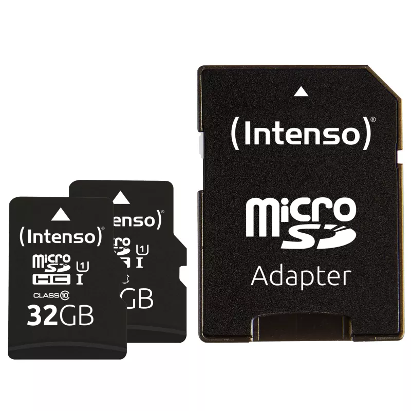 Flash-Speicher Intenso 32GB UHS-I microSDHC Doppelpack