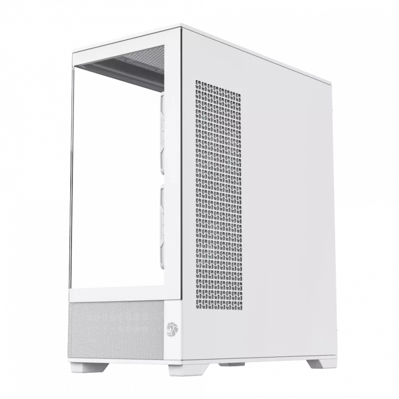 Gamemax Gehäuse | VISTA 2 AW | Weiß | Midi-Tower | Netzteil nicht enthalten