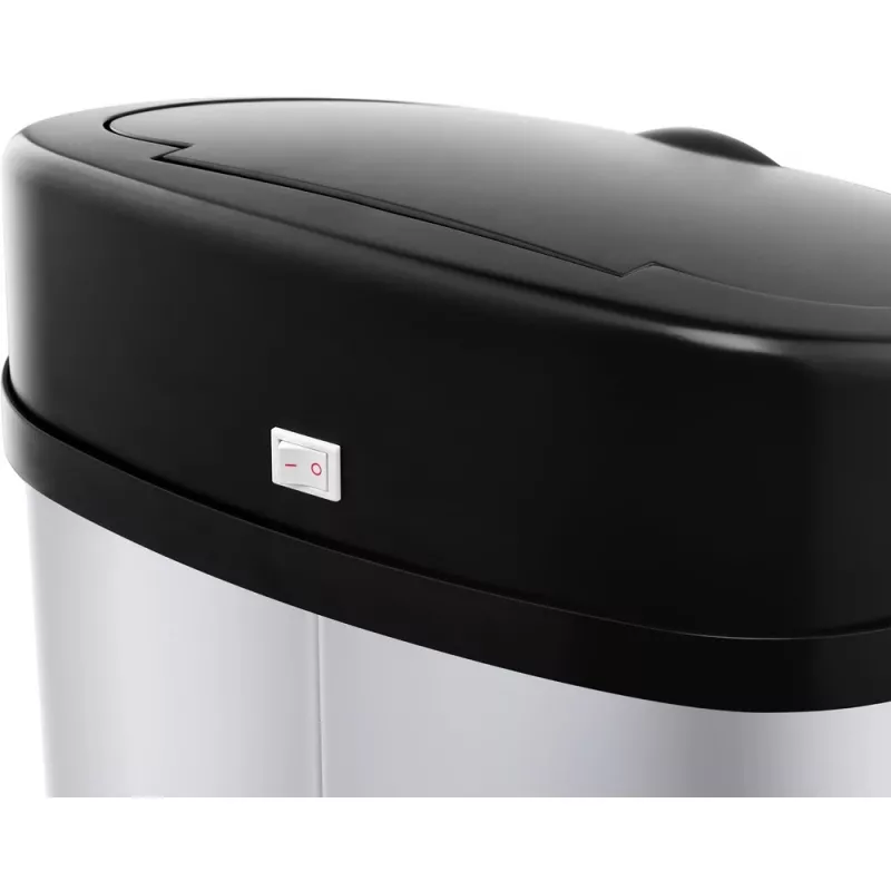 Mülleimer LAMART LT8021 Edelstahl Pedal, Bewegungssensor, 30 L, 34×25×54 cm