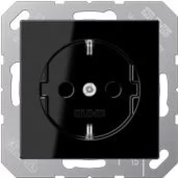 Steckdose Typ F JUNG A 1520 BF SW Schwarz