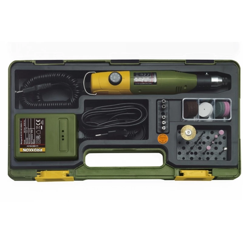 Modellbau- und Gravier-Set mit MICROMOT Bohrer/Schleifer 60/E