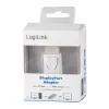 Cable Gender Changer LogiLink CV0100 DisplayPort to HDMI White