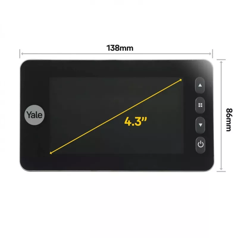 Yale 45-5800-1443-00-6011 digitale Türspion-Kamera