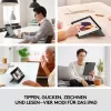 Case mit Tastatur Combo Touch US iPad Pro 11 1,2,3 Gen grau