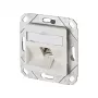 METZ CONNECT BTR C6A Modul 1 Port 270° UPk - Anschlussdose, Unterputz - RJ-45 - Reinweiß, RAL 9010 (130B12D11102-E)