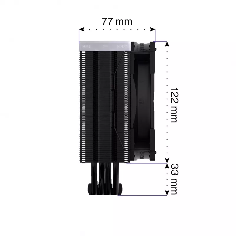 Endorfa Fera 5 Schwarz ARGB CPU-Kühler