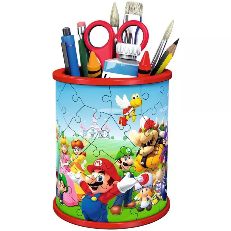 3D Puzzle Ravensburger Super Mario Stiftehalter 54 Teile